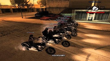 Sons of Silence MC мотопробег на сервере Samp-rp 04 (обрезанный)