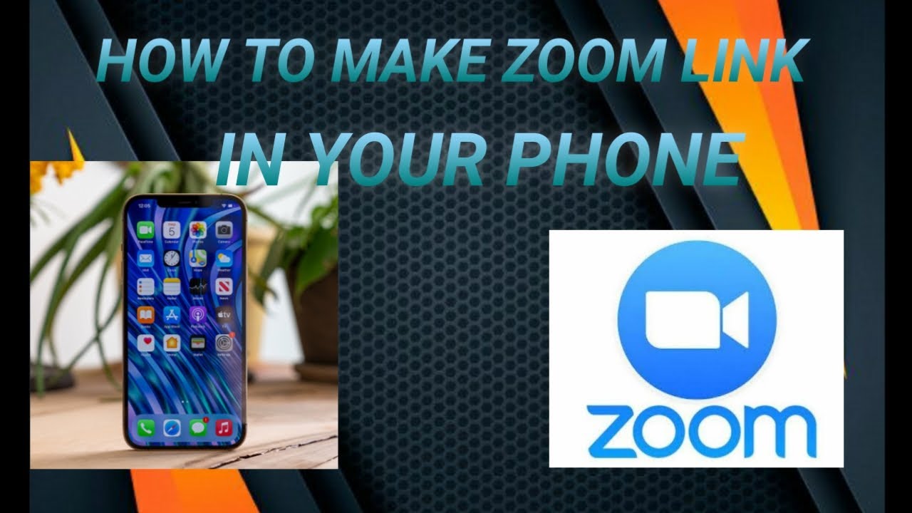HOW TO MAKE ZOOM LINK IN YOUR PHONE STEP BY STEP - YouTube