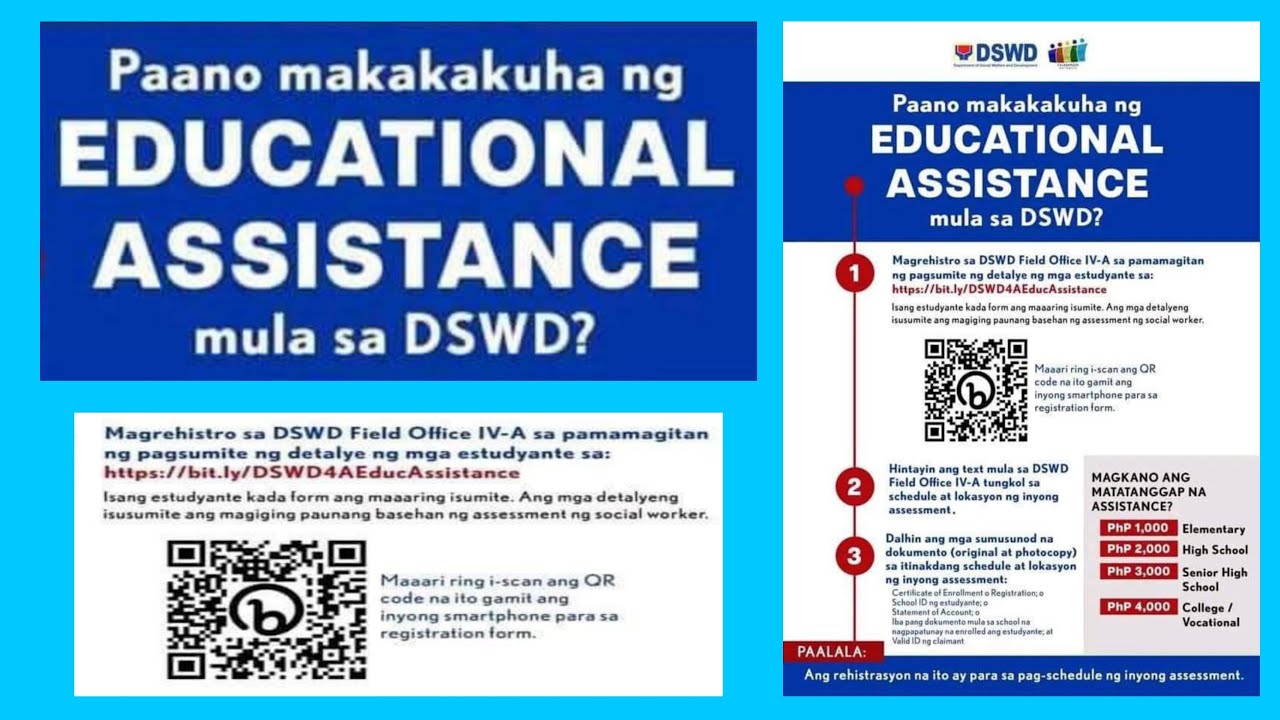 how to apply educational assistance in dswd online