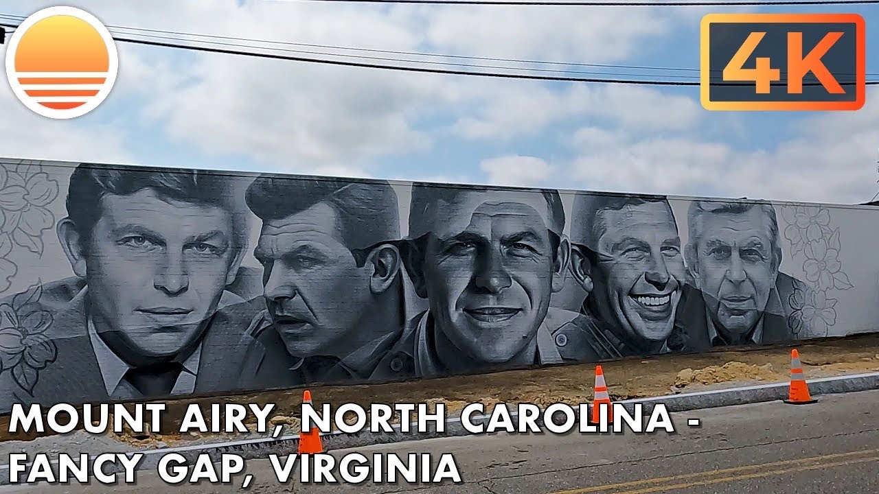 Mount Airy, North Carolina to Fancy Gap, Virginia! Drive with me near