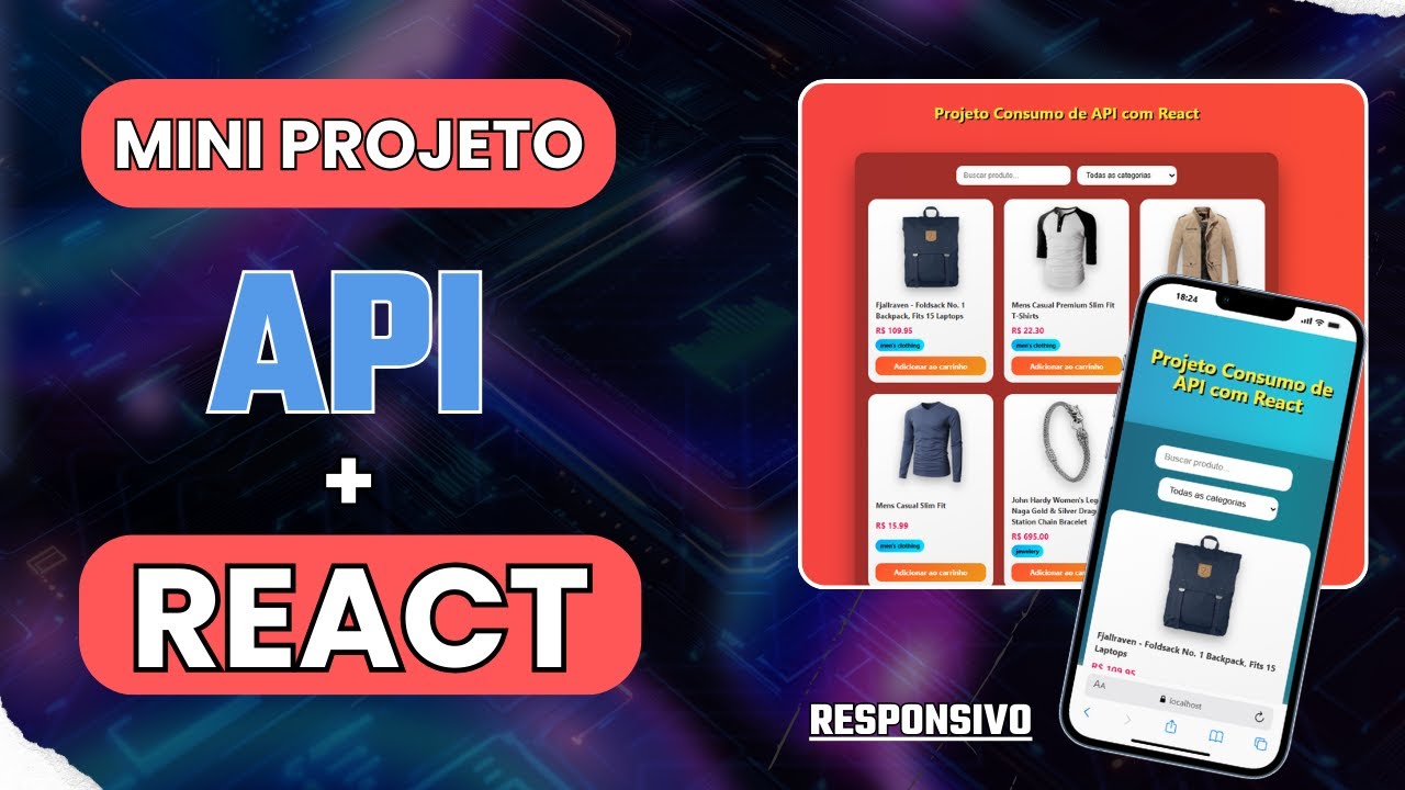 Projeto React: Consumo de API com Busca e Filtro de Produtos