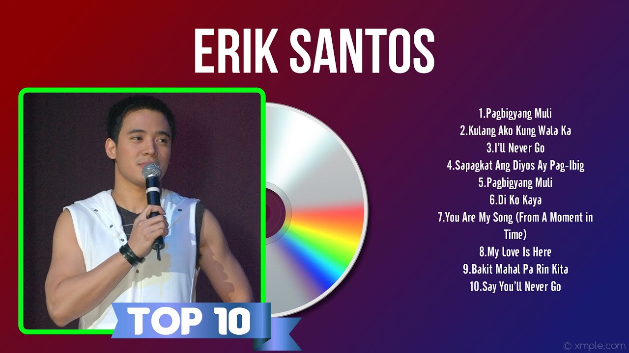 Erik Santos Greatest Hits OPM Songs Collection ~ Top Hits Music Playlist Ever