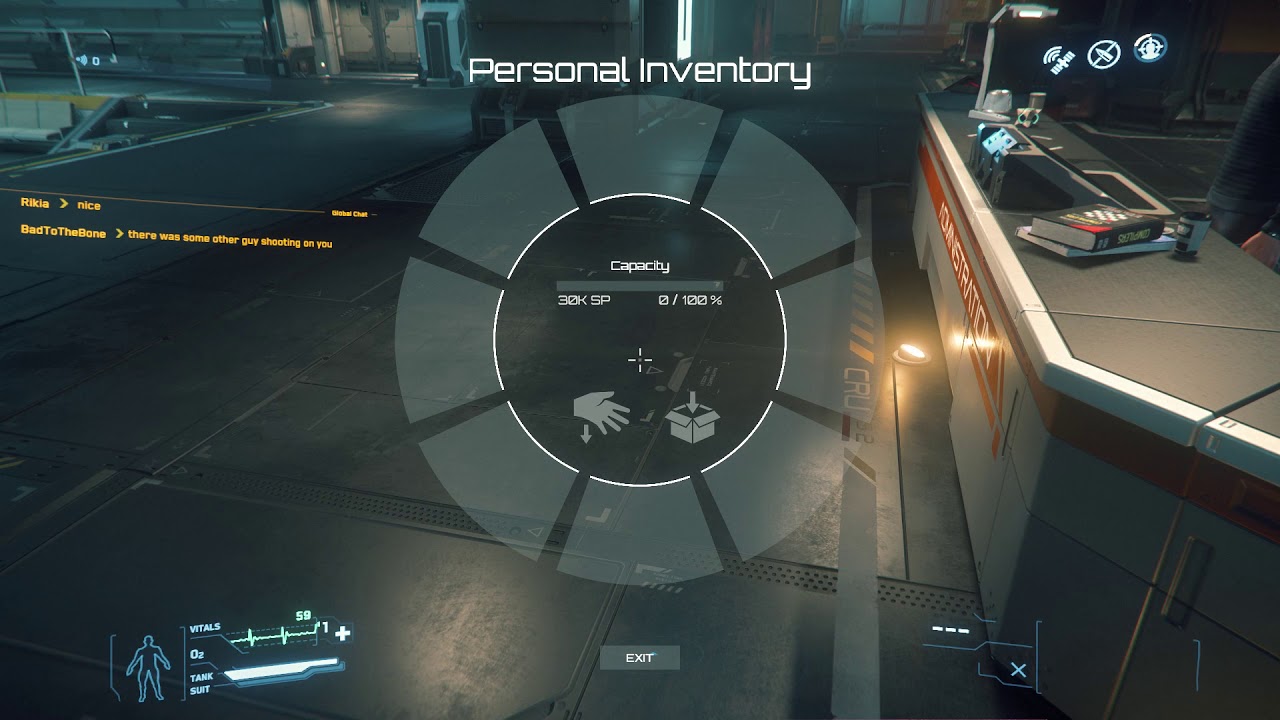 Star Citizen bug multiplying personal inventory - YouTube
