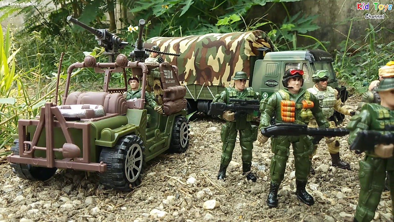Kids Educational Assemblée Toys Intelligent À faire soi-même Army véhicule & soldat cadeau de Noël 