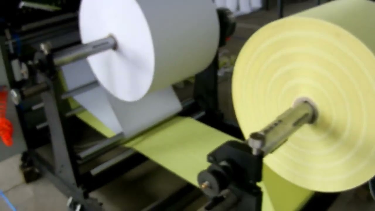 2 PLY thermal paper roll Slitter Rewinder machine