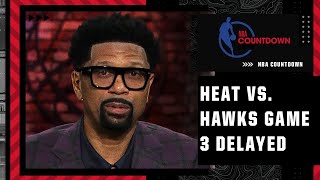 How does a game being delayed impact players? | NBA Countdown screenshot 3