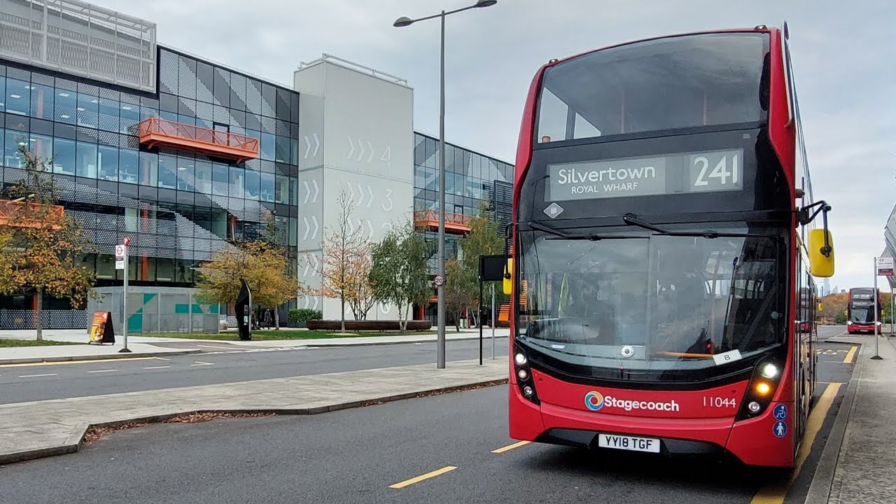 RV - Stagecoach London - ADL E400H MMC - YY18 TGF 11044 - 241 Hackney Wick - Prince Regent Station