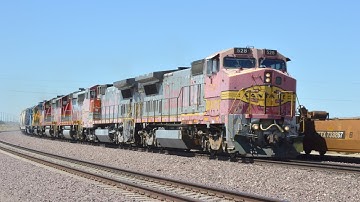 Railfanning the Alhambra and BNSF Needles Subdivision with highspeed trains, chases and Rare consist