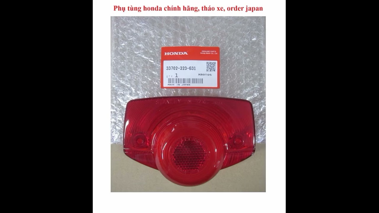 Ống kính đèn hậu chính hãng (33702-323-631) dành cho  BENLY 125 CD125T JA03.