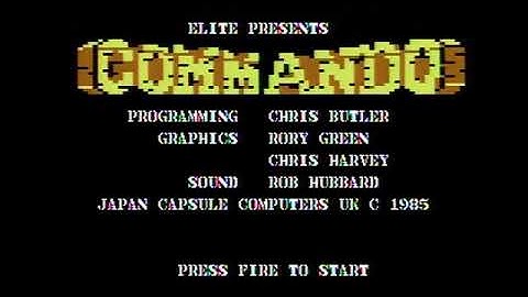Commando - Ultimate64 (Initial firmware release) with emulated SID