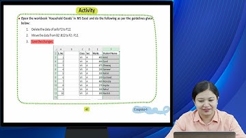 Ch 5 | Gabriel Books | Computer | Class 6 | MS Excel : Working with Worksheet | For children
