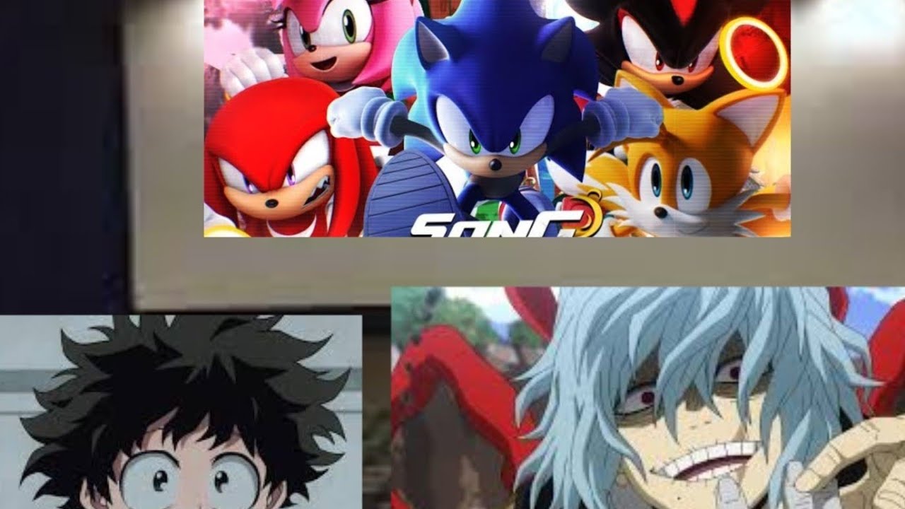 BNHA viendo universos cap 1: Rap del team Sonic