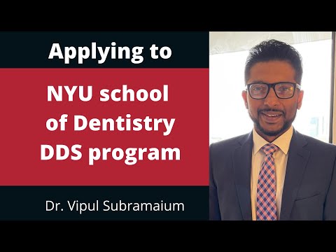 Applying for New York University school of dentistry