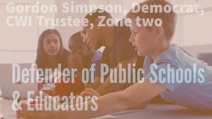 Vote Blue! Vote for Gordon Simpson, Democrat, CWI ...