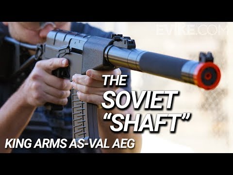 King Arms AS-VAL Airsoft AEG Rifle, Airsoft Guns, Airsoft Electric