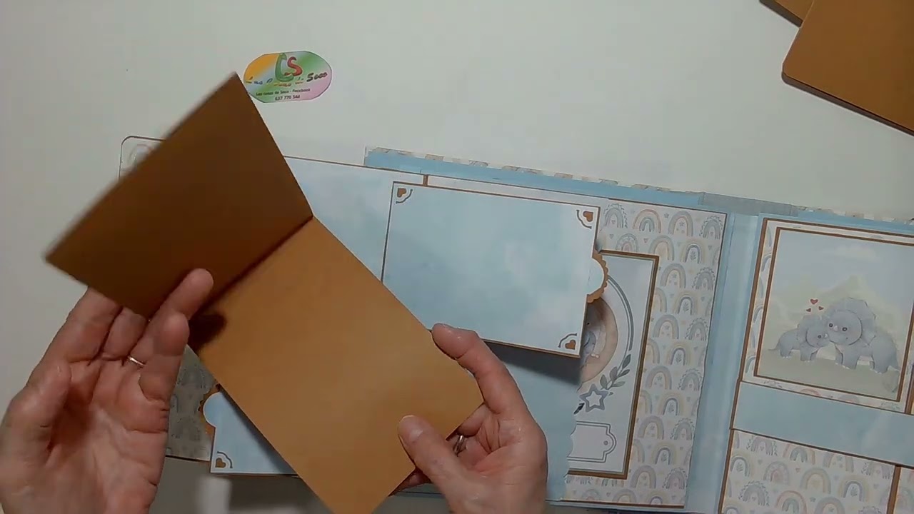 Albúm pop up Bebé  Puro amor de @dayka_trade