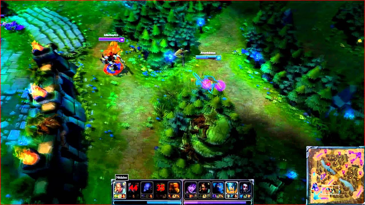 Cool Nidalee flash juke