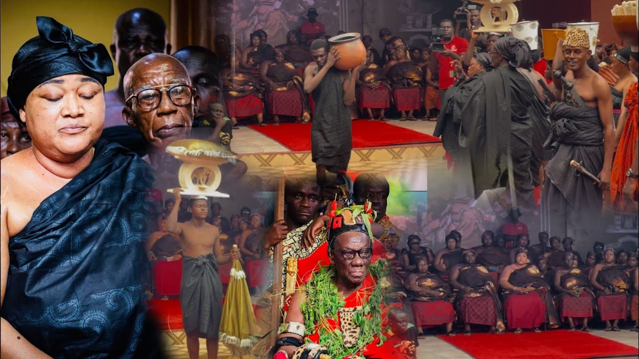 😭 Sad Moment As Mamponhemaa & Nananom Received Adwaadeɛ To Begin Daasebre Osei Bonsu II Funeral Rite