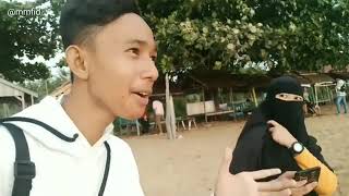 Prank gombal wanita bercadar auto bawa pulang😂😂😍