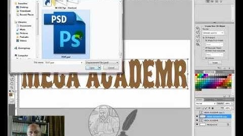 Mega Academy Adobe Photoshop Tutorial, Groovy text effect.flv