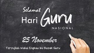 Story WA Selamat Hari Guru