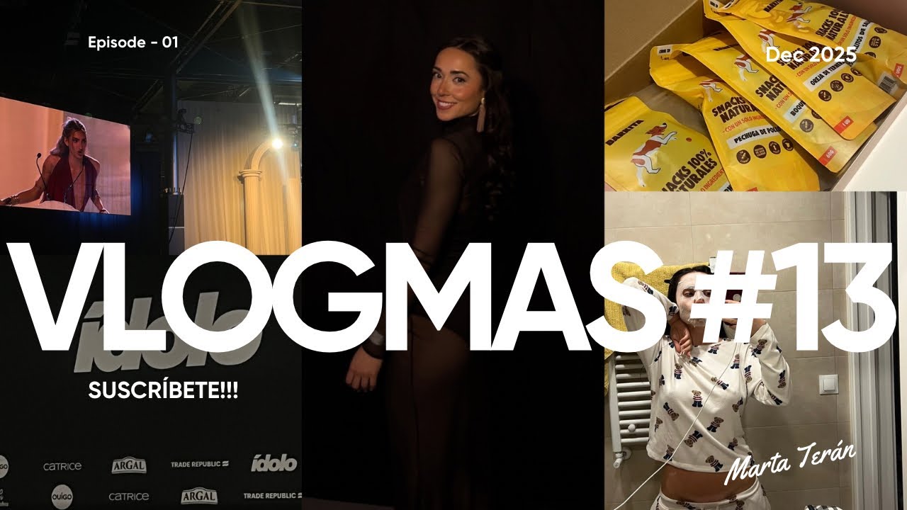 Voy a los premios Ídolo por primera vez, Roma cumple 1 año #vlogmas13