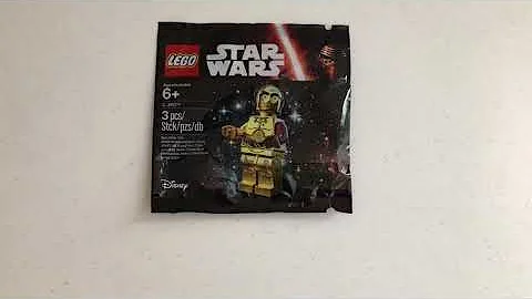 LEGO Force Awakens C3PO 2015 Polybag Review!!