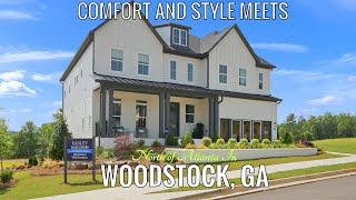 DISCOVER COMFORT AND STYLE IN THIS NEW 5 BDRM, 5.5 BATH MODEL HOME IN WOODSTOCK, GA, N. OF ATLANTA