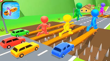 Shape-shifting Games Stick Race All Levels Gameplay iOS,Android Mobile Walkthrough New Level HAPLDS