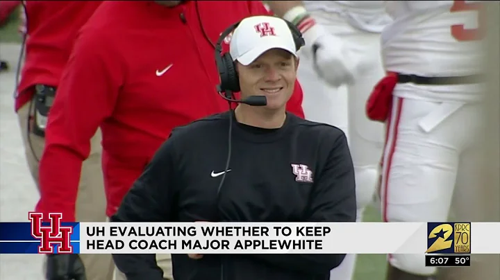 UH Evaluating Whether To Keep Head Coach Major Applewhite
