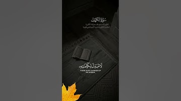 قران كريم سورة الكهف بصوت الشيخ عامر السعيدي ارح سمعك قران كريم