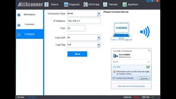 VXDIAG VCX Nano Diagnostic Tool WiFi Connection Setup