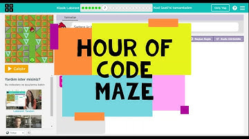 Code.org Klasik Labirent Cevapları ile Kodlama Eğitimi - Hour Of Code Classic Maze