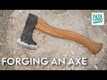 Forging a Bearded Axe - Blacksmithing Project