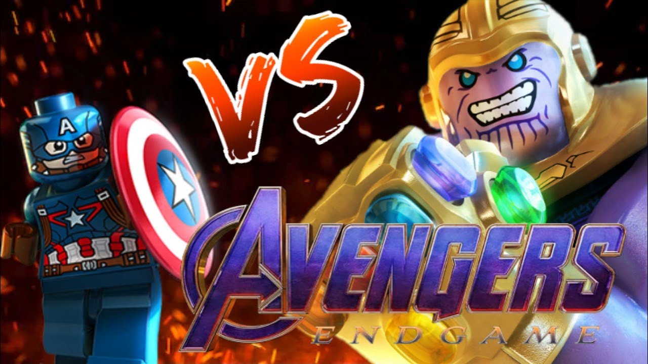 Capitán América vs Thanos Legó Stop motion Avengers Endgame - YouTube