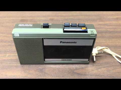 Panasonic cassette recorder RQ339 - YouTube