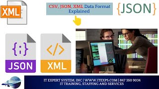 Data Format with CSV, JSON, and XML | Web Service request and response payload | IT Expert System
