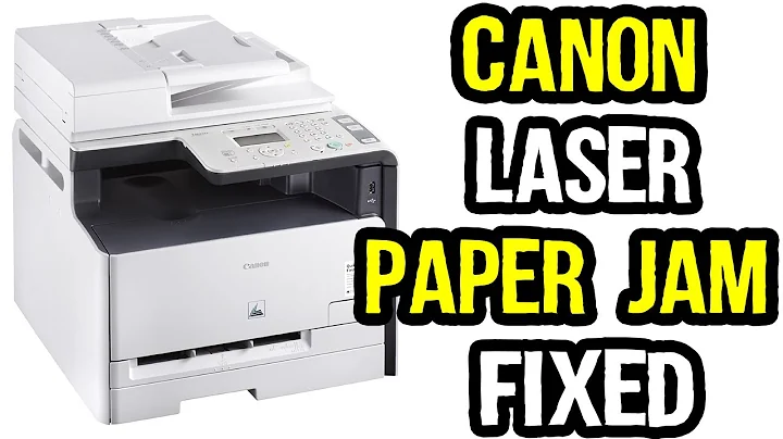 How to Fix Paper Jam in Canon MF8230Cn? | How to Access Service Mode Canon MF Copier?