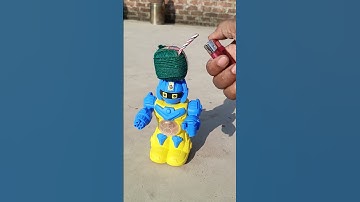 Rc robot walking toy testing