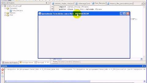 aula 1482 java  JFrame setTitle setSize setLocation