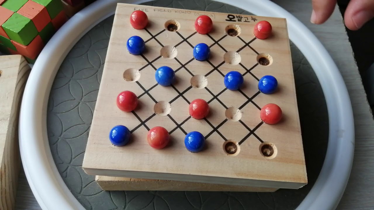 Five field kono, juego de estrategia abstracta koreano YouTube