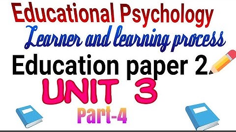 Most important MCQ of psychology,NTA NET,CTET, HTET UPTET REET Exam ||Learner and learning process