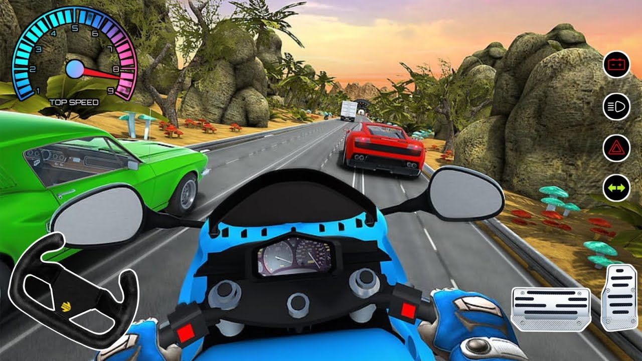 Jogos de corrida de bicicleta de mundo aberto real: Extreme Grand Track  Auto Highway Traffic Rider de tráfego de motocicleta Jogos de bicicleta de  sujeira::Appstore for Android