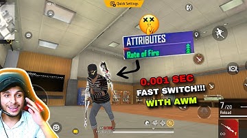 ULTRA FAST AWM SWITCHING MACRO #bluestacks5 #freefiremacro #doublesnipermacro #freefirepc #b2k 
