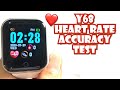 Y68 SMARTWATCH HEART RATE ACCURACY TEST | ENGLISH