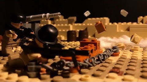 Lego ww2 test #2 || Lego stopmotion 