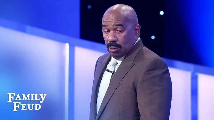Nancy blows Steve Harvey away!! | Family Feud
