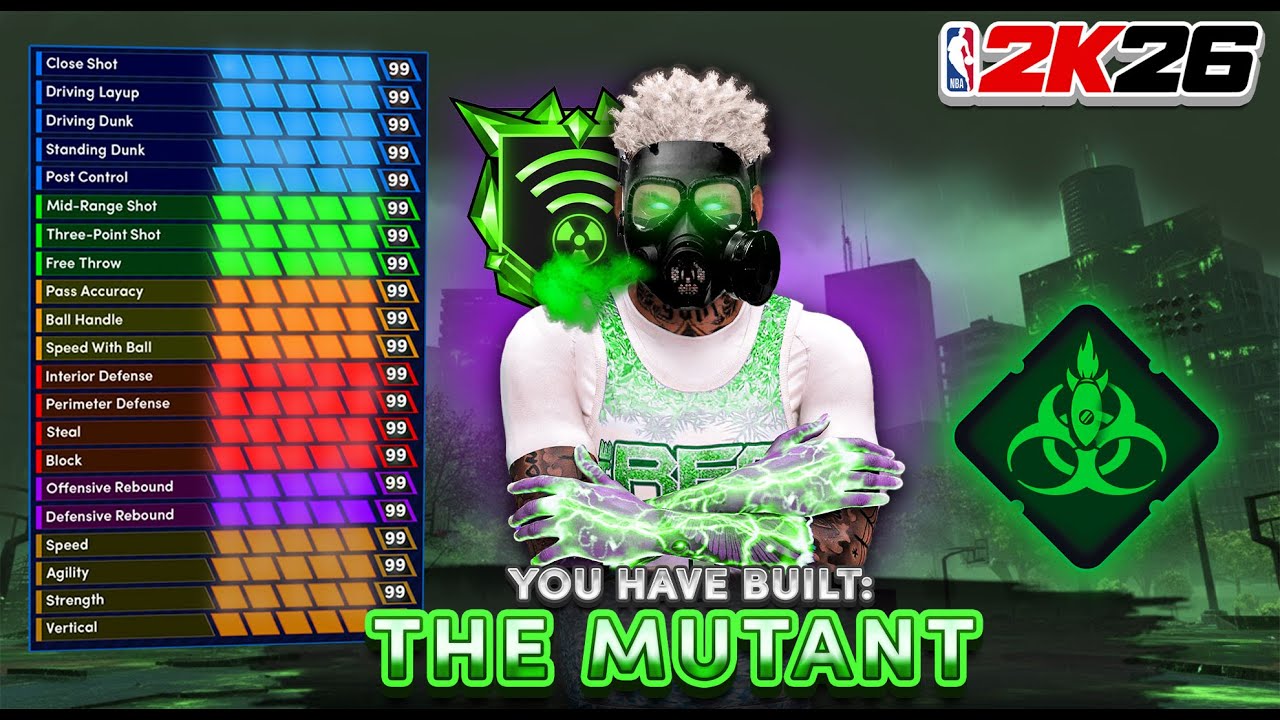 *NEW* 6'11 "DEMIGOD" POWER FORWARD/CENTER BUILD IN NBA 2K26 - BEST CENTER BUILD 2K26