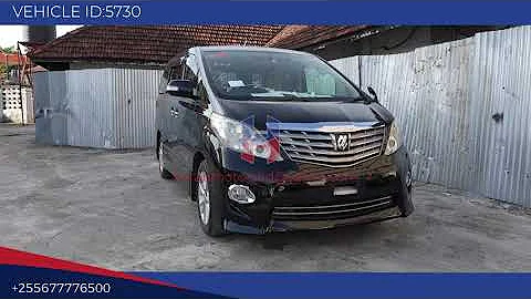 Toyota Alphard 2009 Model in Black color available in Dar es salaam at Harab Motors Ltd.