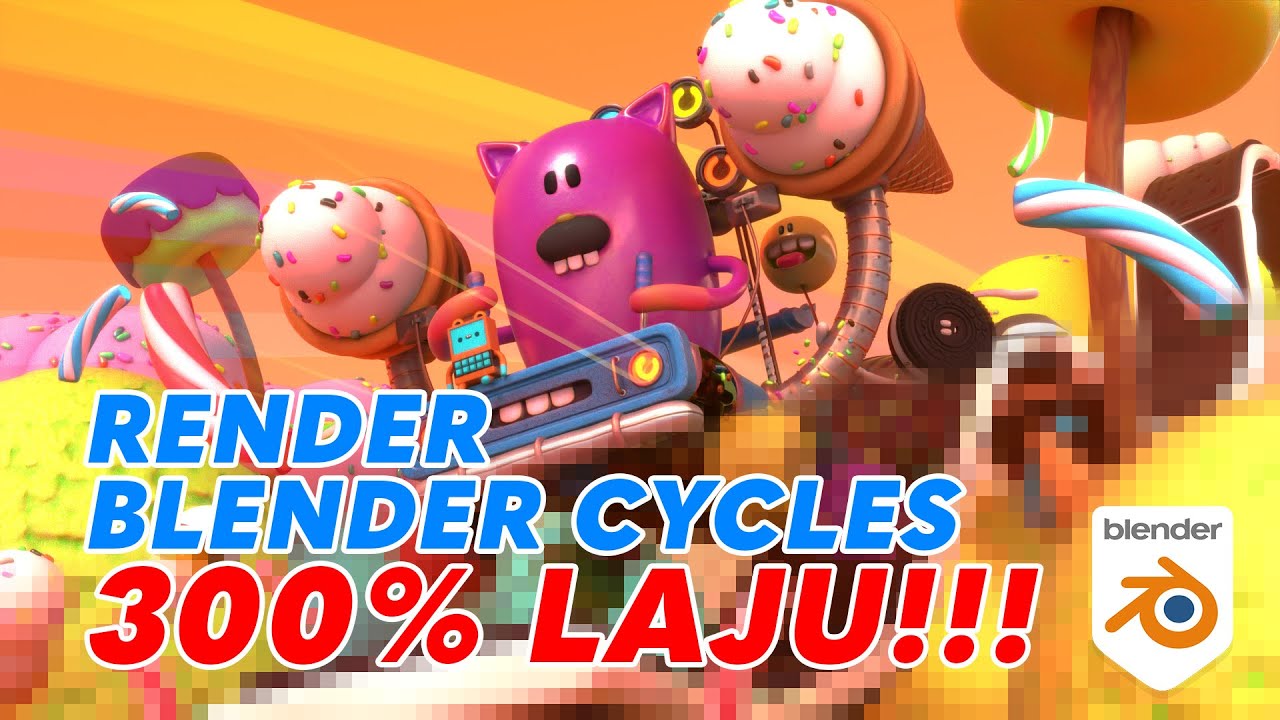 Set Blender Render Cycles Paling Pantas (Sangat Laju!!!) - YouTube